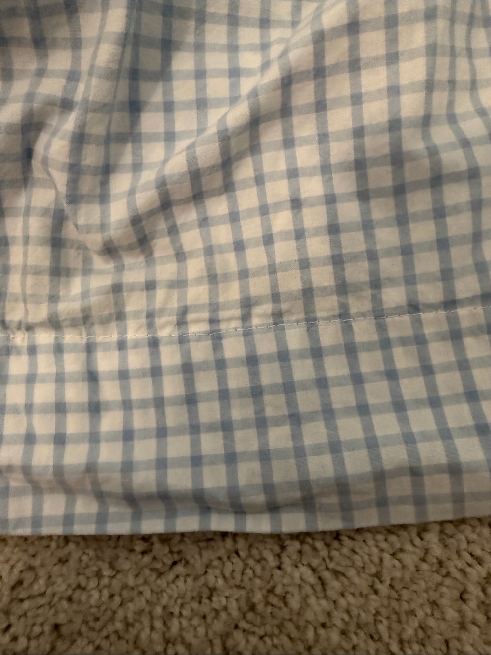 Blue Gingham Smocked Candy Corn Dress - Picture 5 of 5